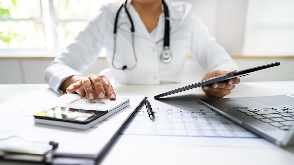 Health Care Provider with calculator