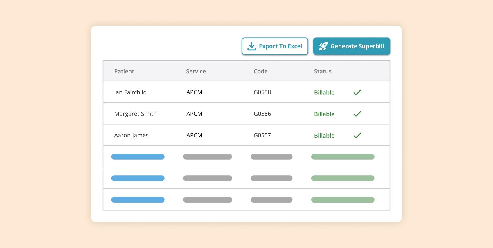 APCM Superbill Screenshot Card