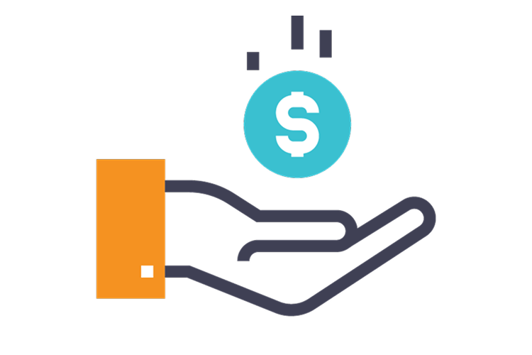 Competitive salary icon