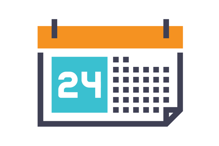Flexible time off icon