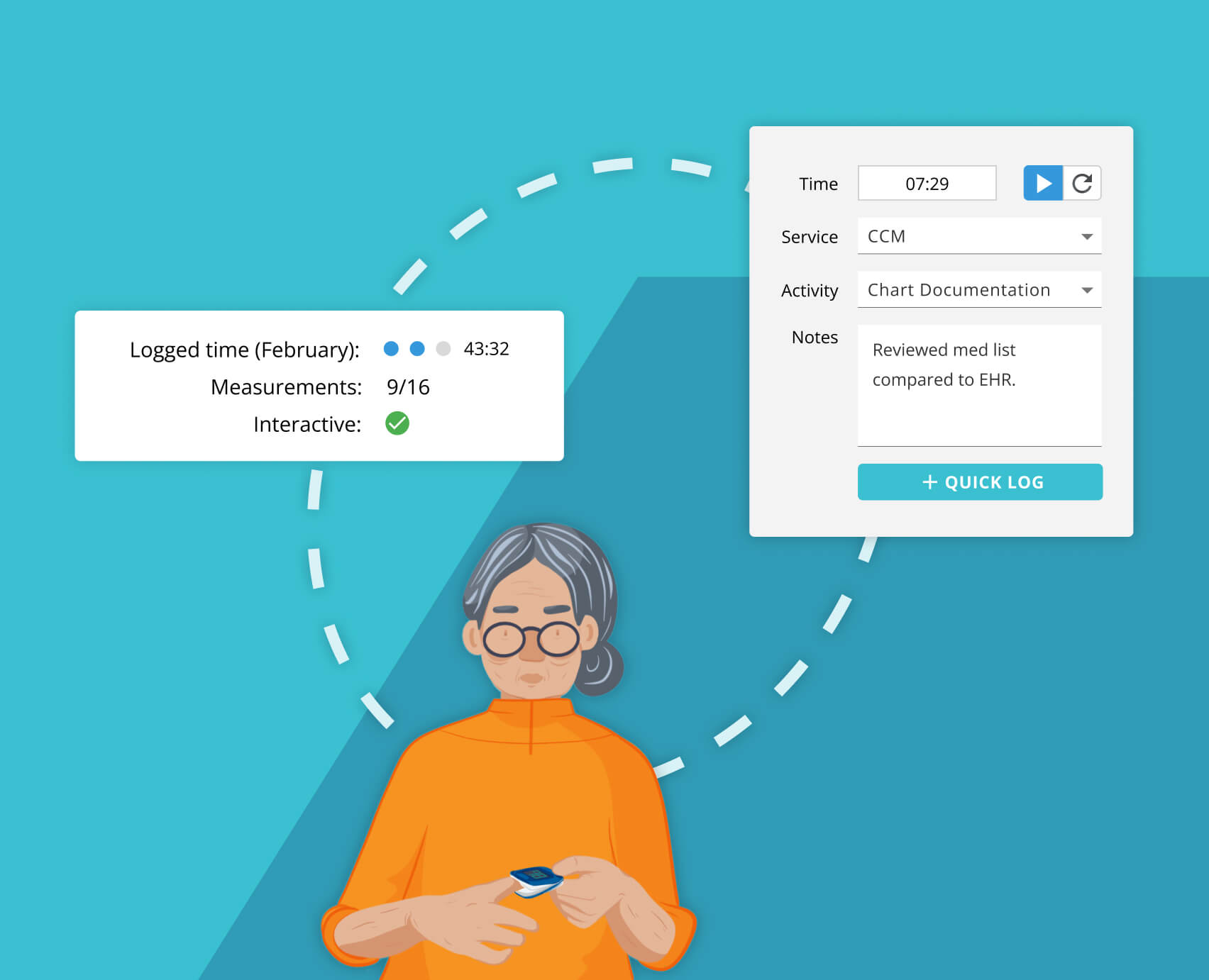 Remote patient monitoring software