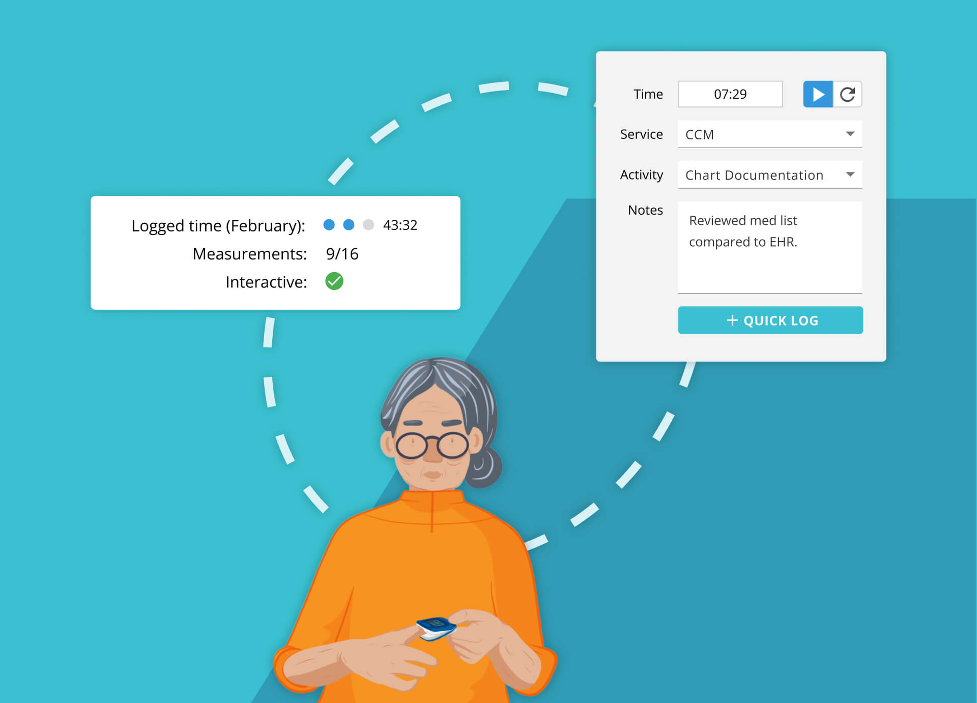 Remote patient monitoring software