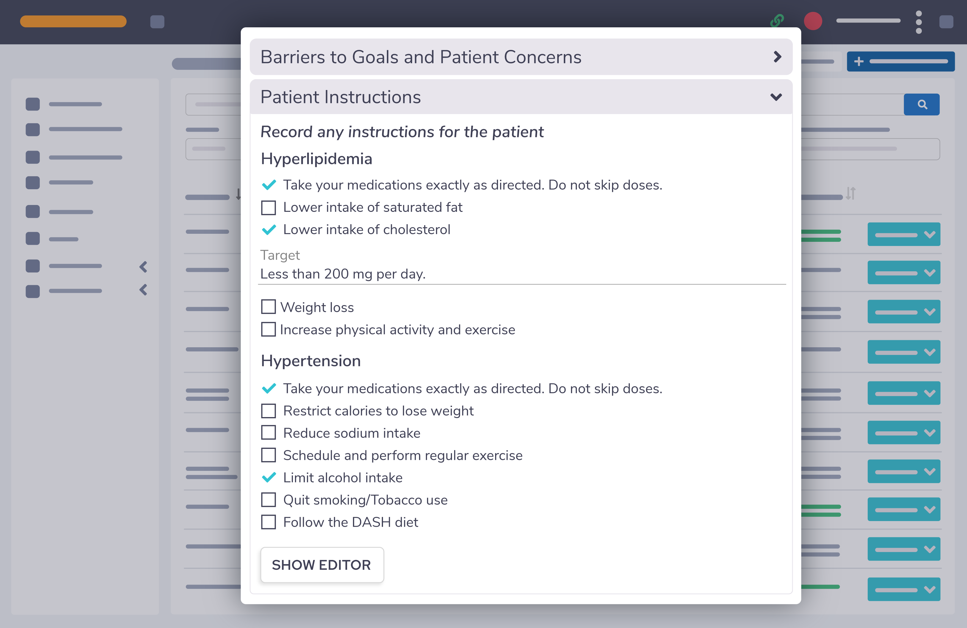 Chronic Care Plan Template