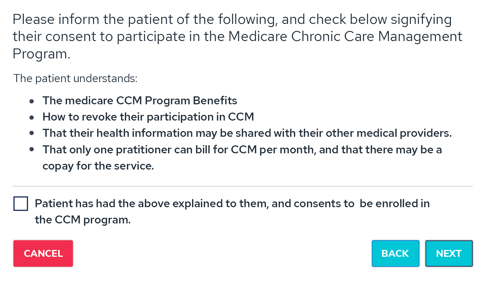 Chronic Care Management Compliance